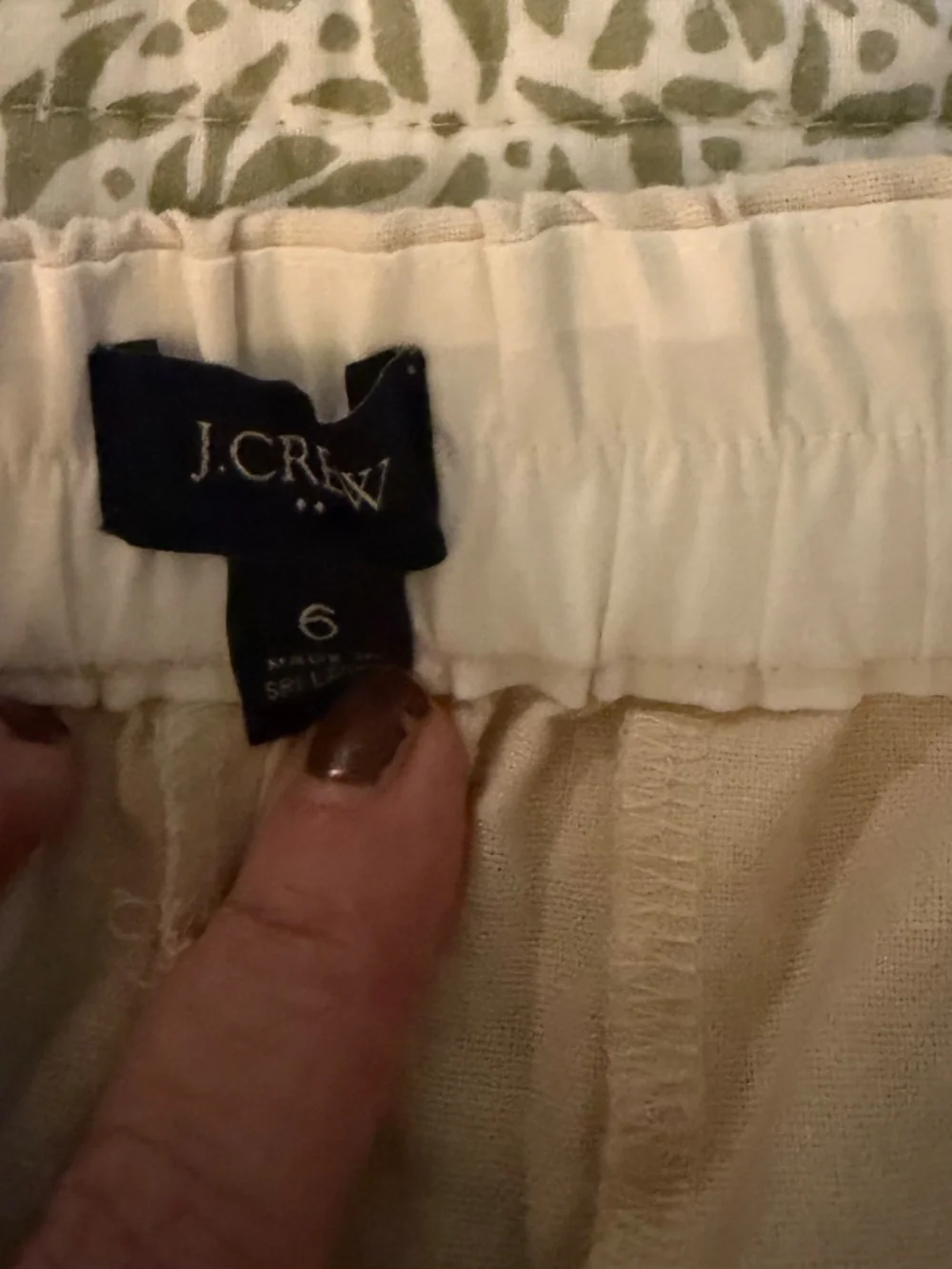 Linen trousers